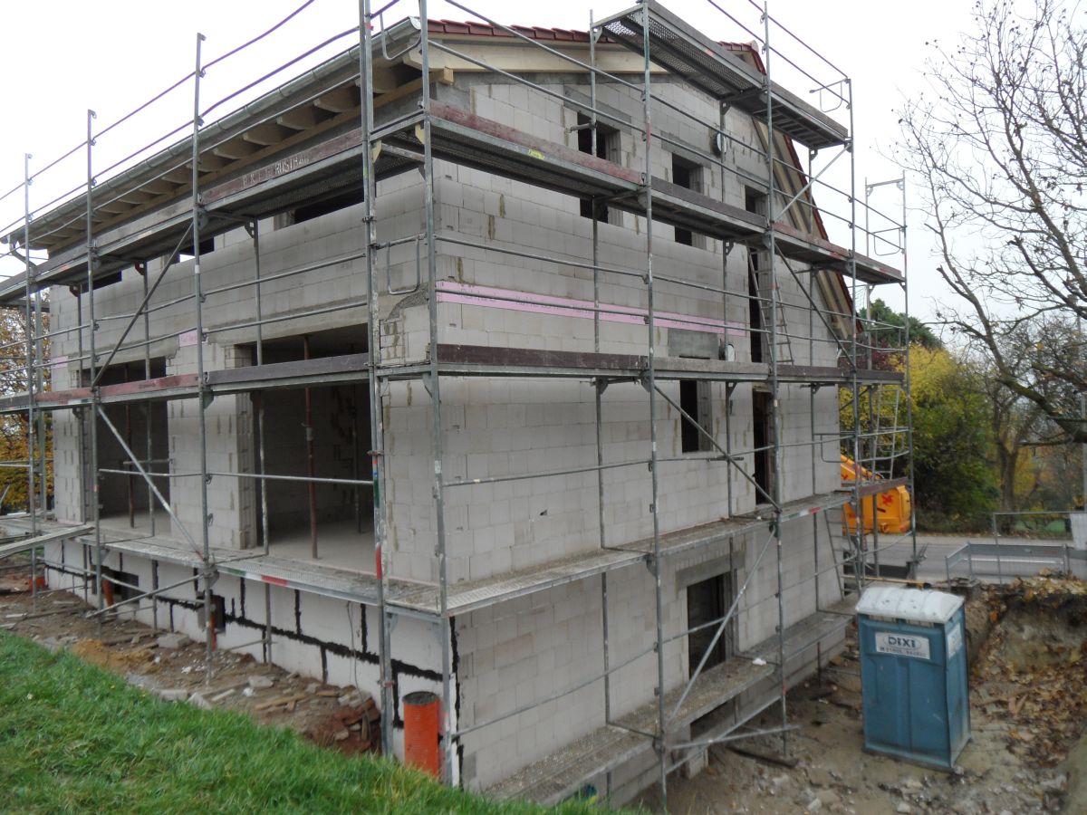 Neubau Wohnhaus Welsch - Dacheindeckung
