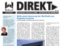 W-Direkt mit dem Titelthema: Walle plant Sanierung der Werfthalle am Flughafen Ensheim