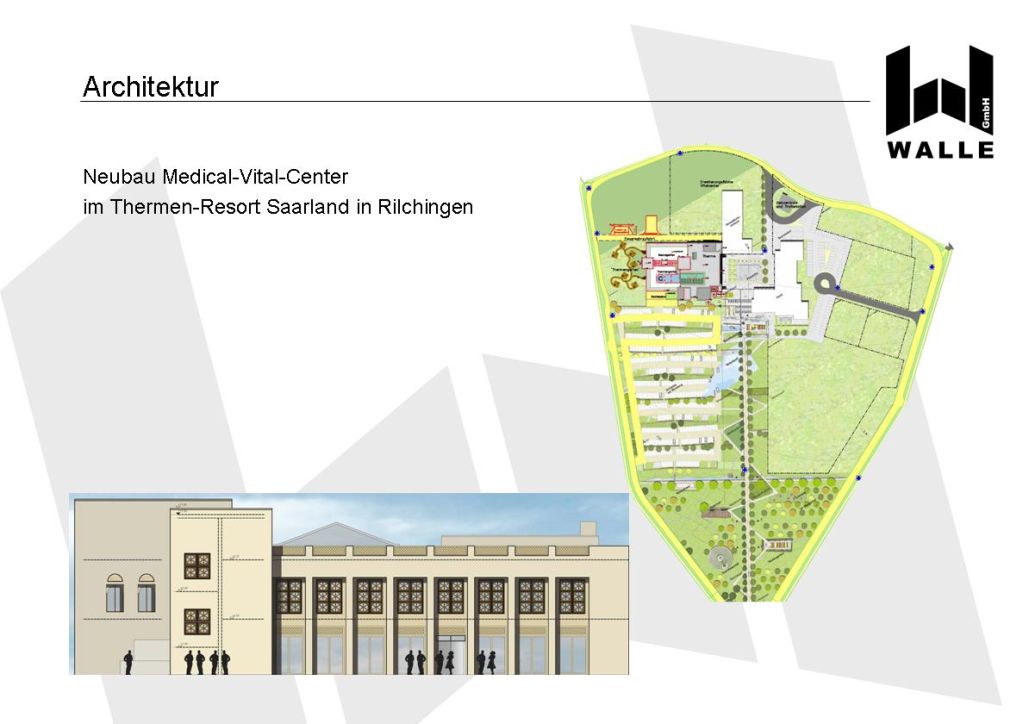 Neubau MVC Medical-Vital-Center im Thermen-Resort Saarland, Rilchingen