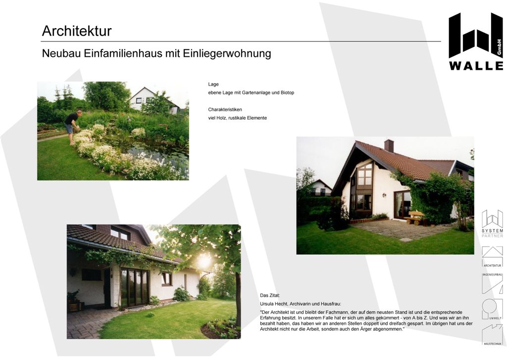 Neubau eines Einfamilienhauses mit Einliegerwohnung, Mandelbachtal Ormesheim. Charakterien: viel Holz, rustikale Elemente