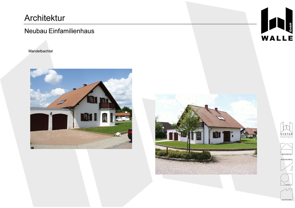 Neubau eines Einfamilienhauses, Mandelbachtal Ormesheim.