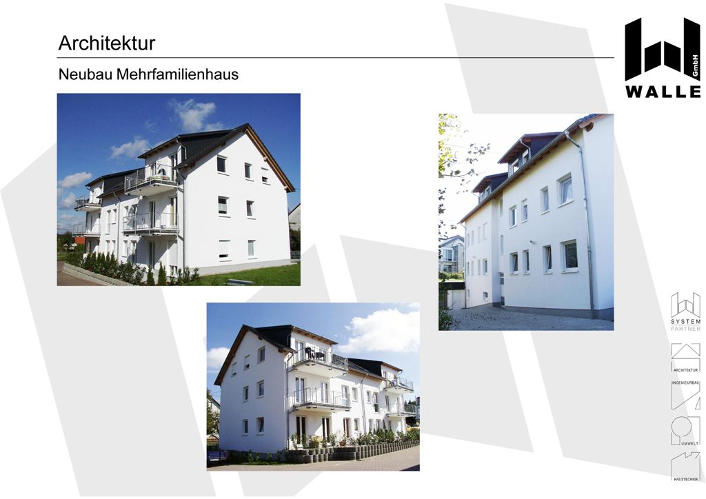 Neubau eines Mehrfamilienhauses, Mandelbachtal Ormesheim.